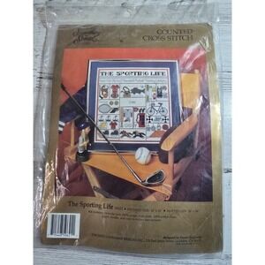 Something Special The Sporting Life Cross Stitch Kit 50621 Susan Treglown 1991